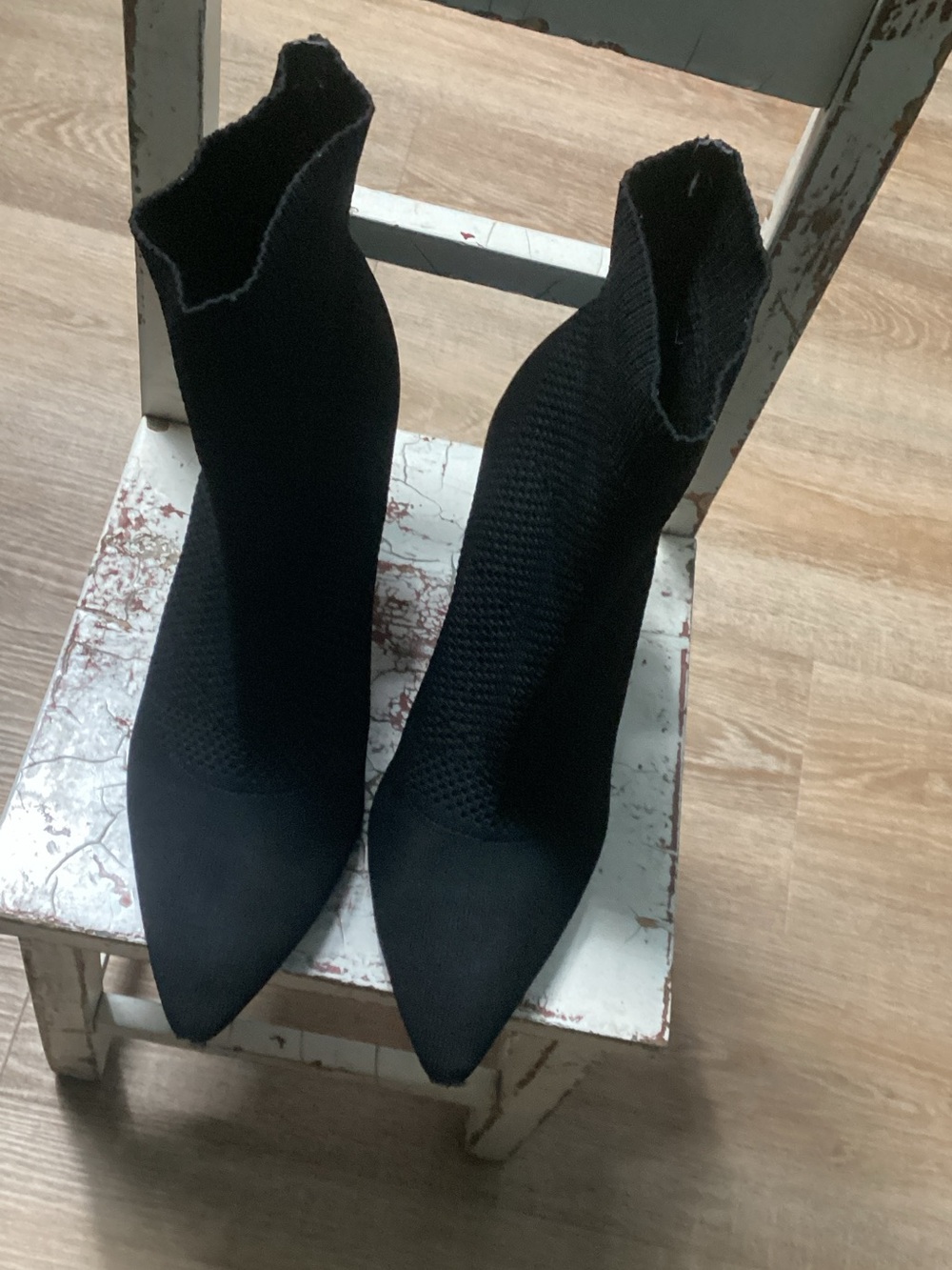 MIA McKinley Sock Booties Sz 7.5 Heel 7.75